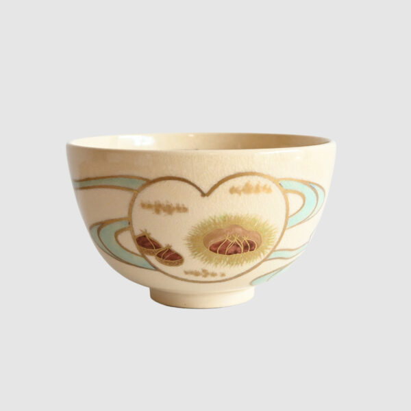 - Kuri - Kyoyaki Tea Bowl - Image 2