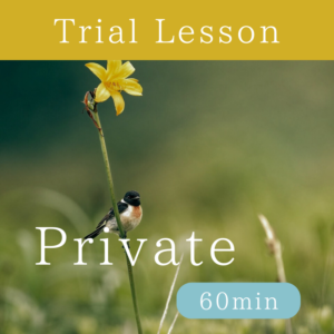 Trial Lesson -Japanese Lesson-
